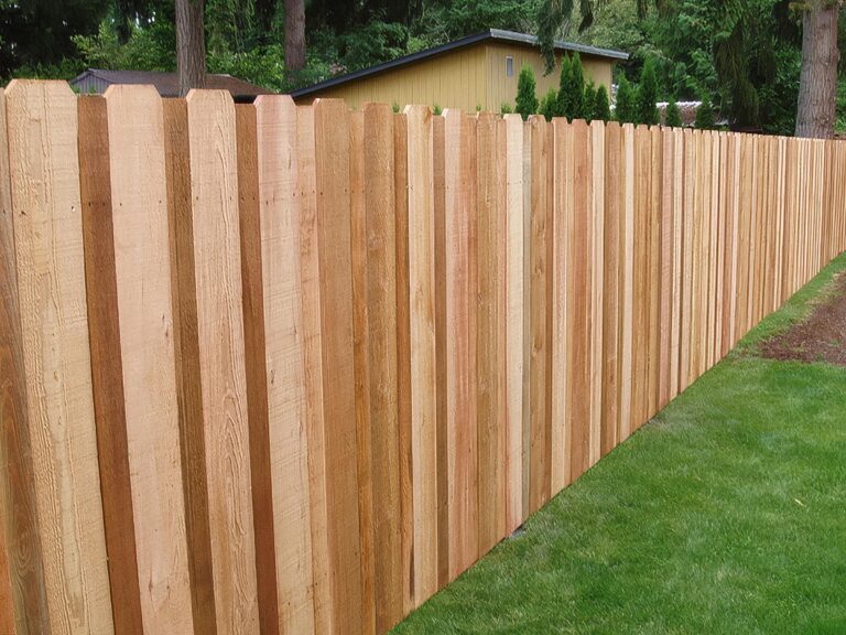 wood fence