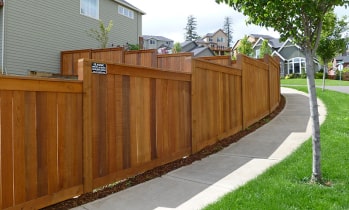 wood fence