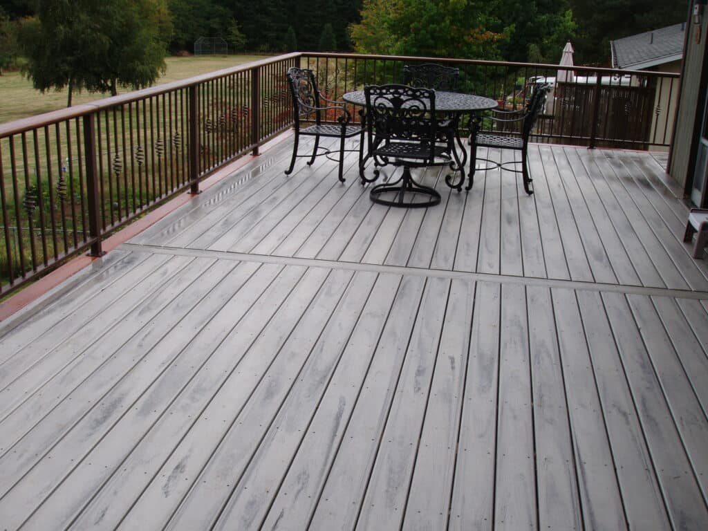 railing deck installation