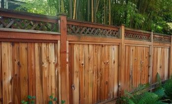 redwood fence