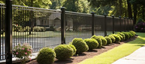 Commercial Ornamental Aluminum Fence