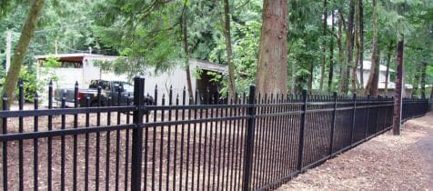 ornamental iron fence